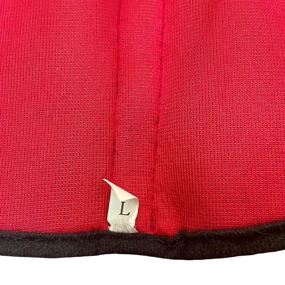 Montecito Service Dog Jacket Vest Size Large Red High Visibility Adjustable VTG
